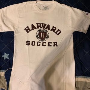 White Champion “Harvard Soccer” T-Shirt